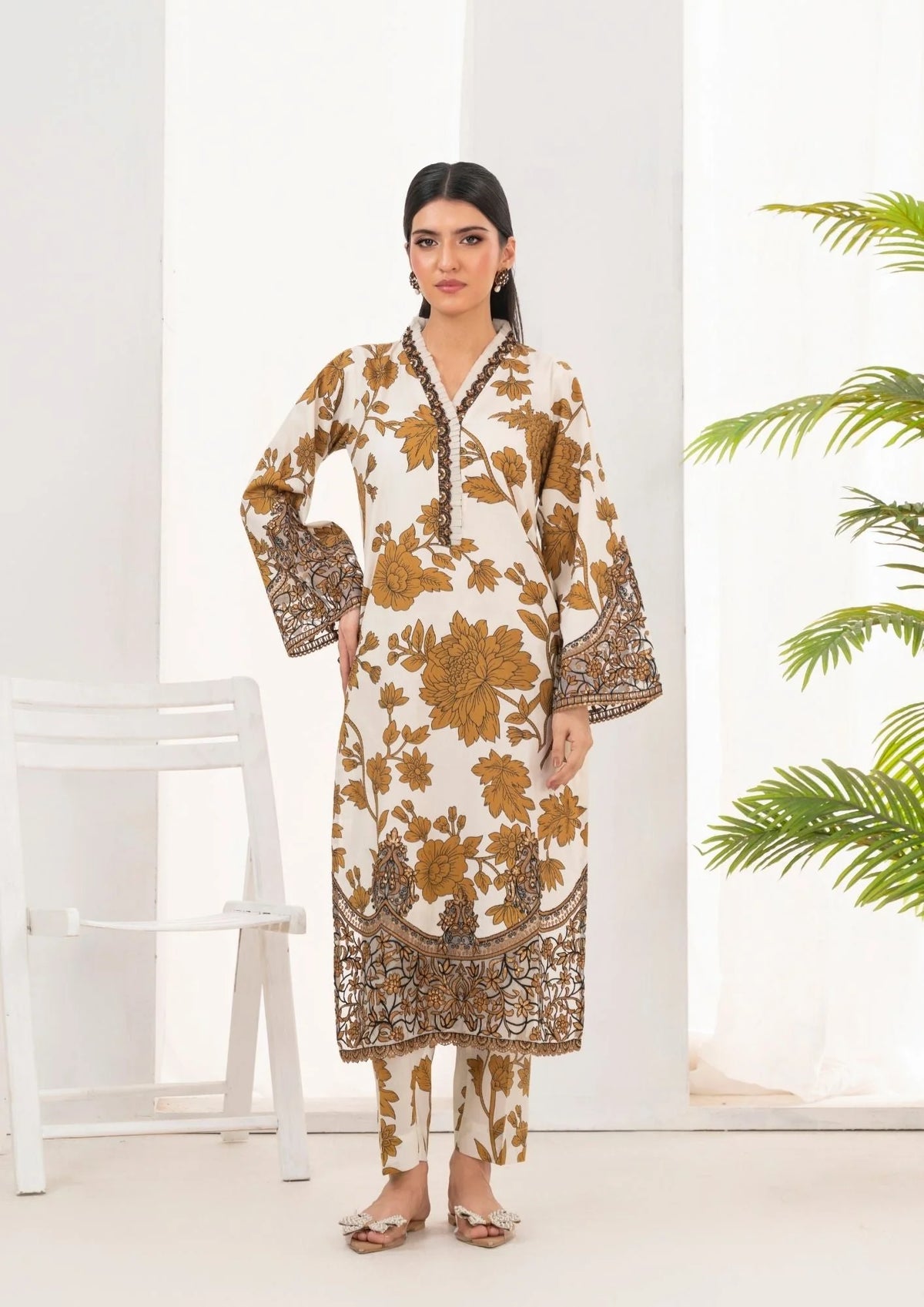 2Pc Printed Lawn with Embroidery GULZAAR-S25-0018
