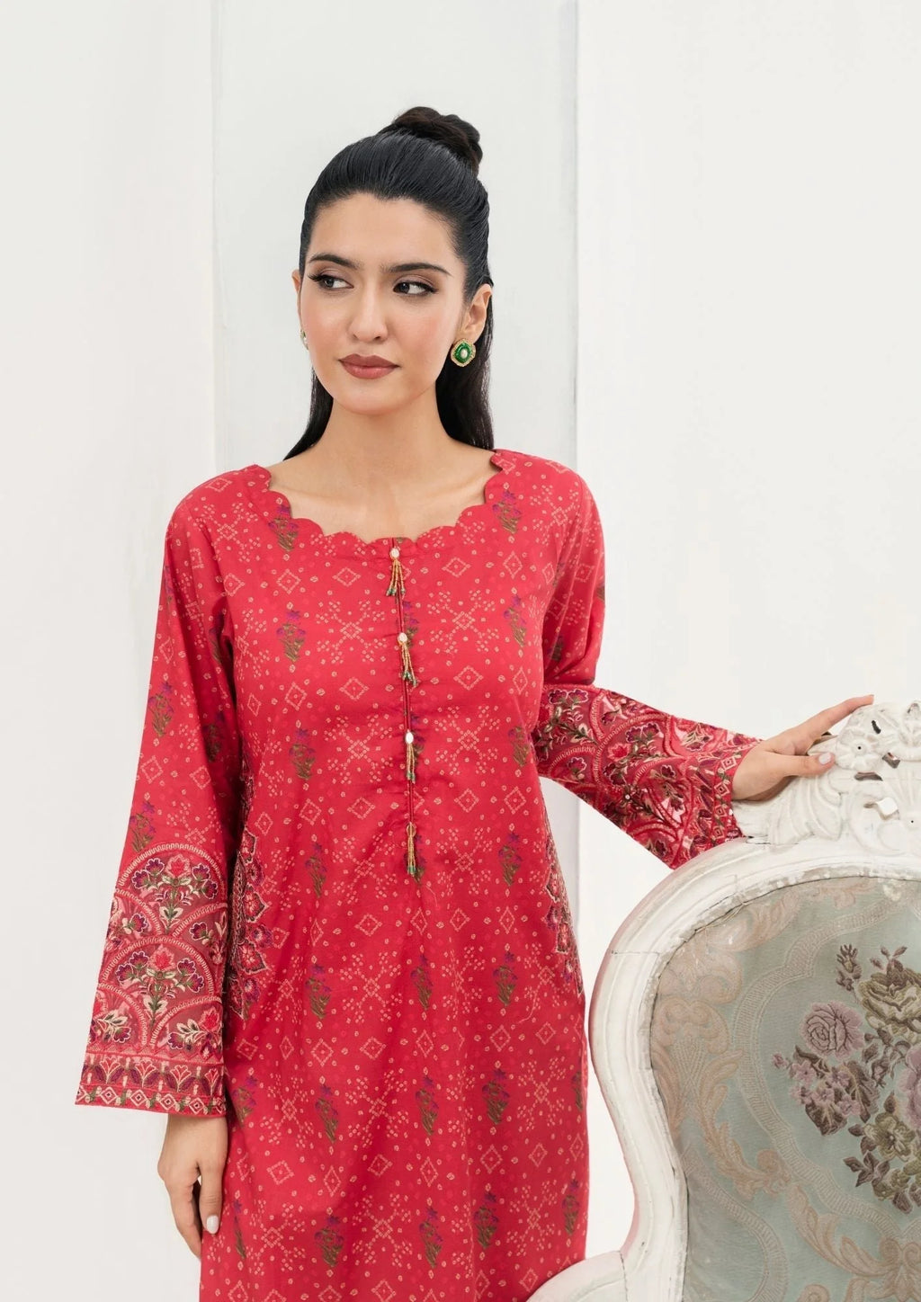 2Pc Printed Lawn with Embroidery GULZAAR-S25-0004