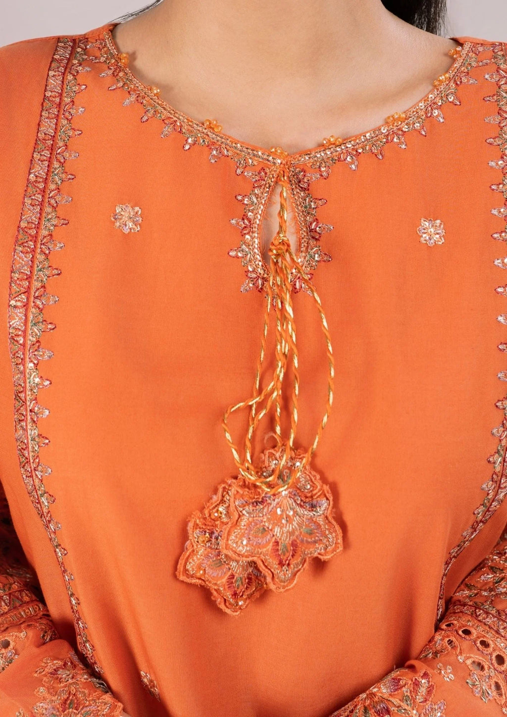 3Pc Embroidered Lawn ZAUQ-S25-0006