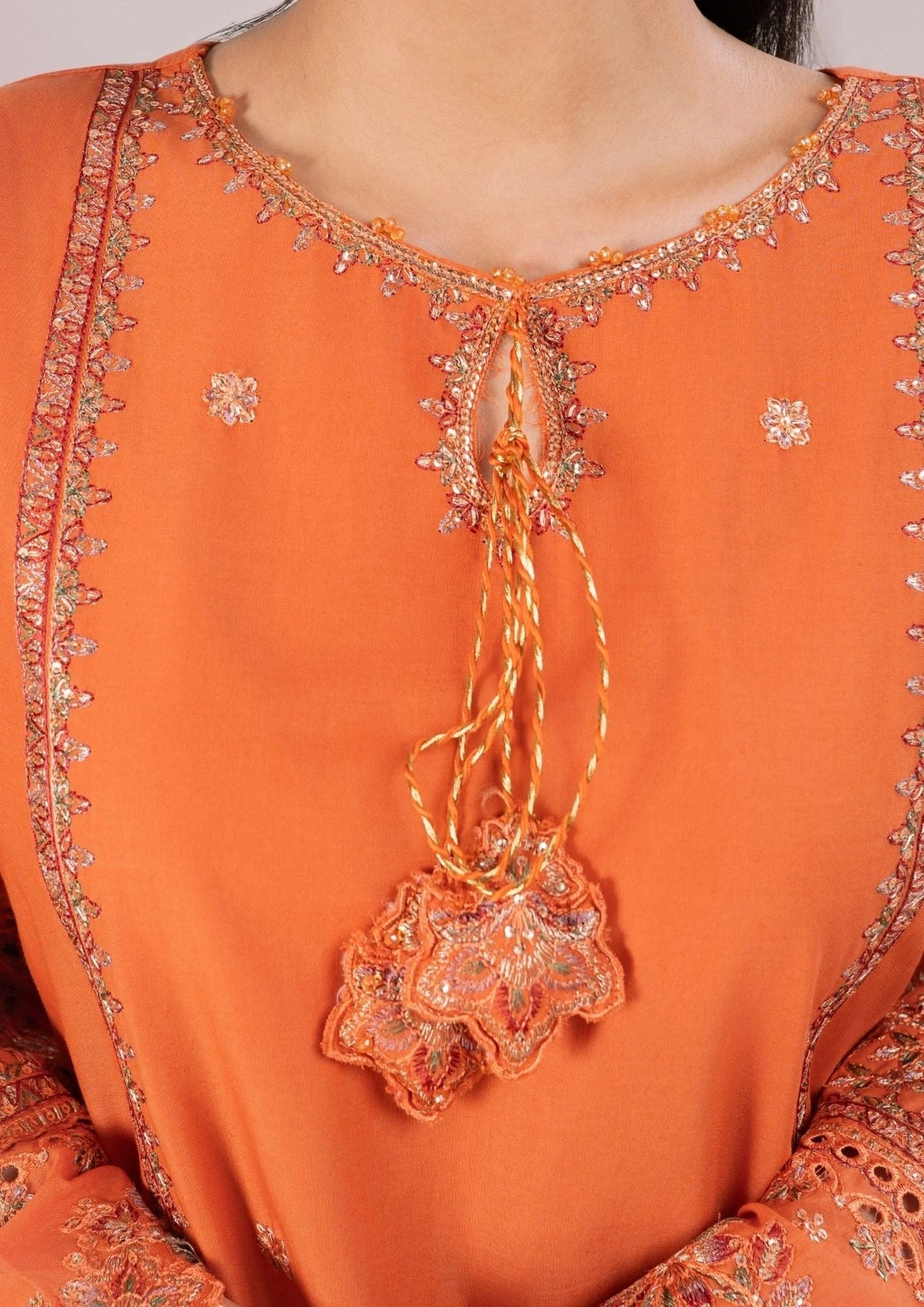 3Pc Embroidered Lawn ZAUQ-S25-0006