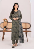 3Pc Printed Lawn with Embroidery RANAAI-S25-0015