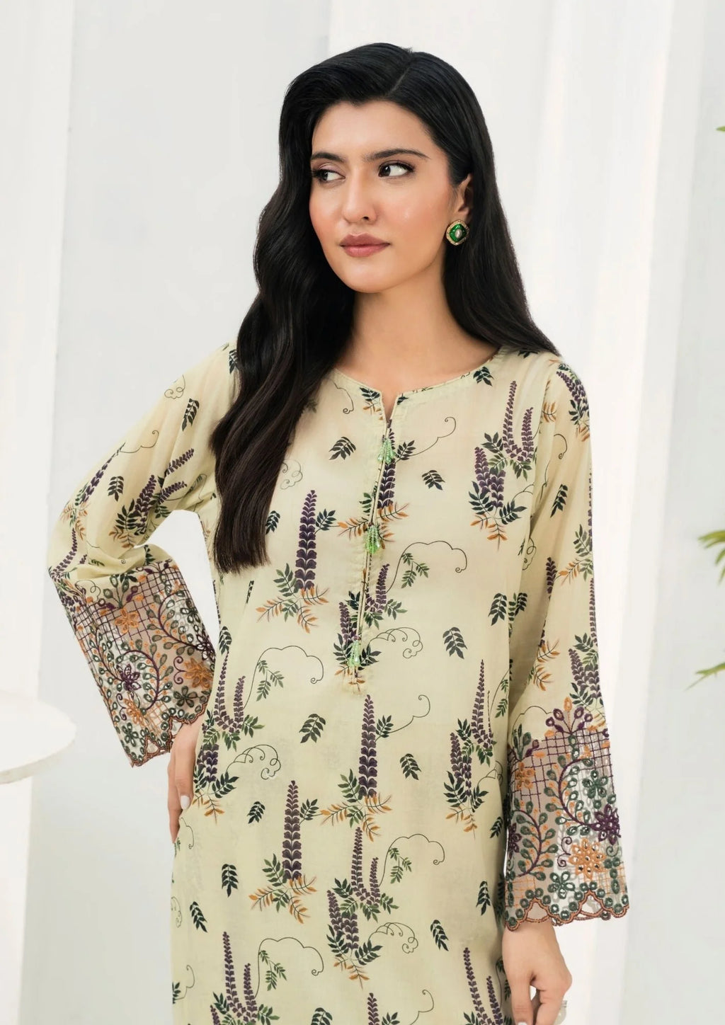 2Pc Printed Lawn with Embroidery GULZAAR-S25-0009