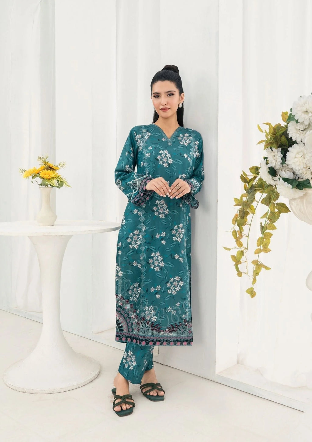 2Pc Printed Lawn with Embroidery GULZAAR-S25-0007
