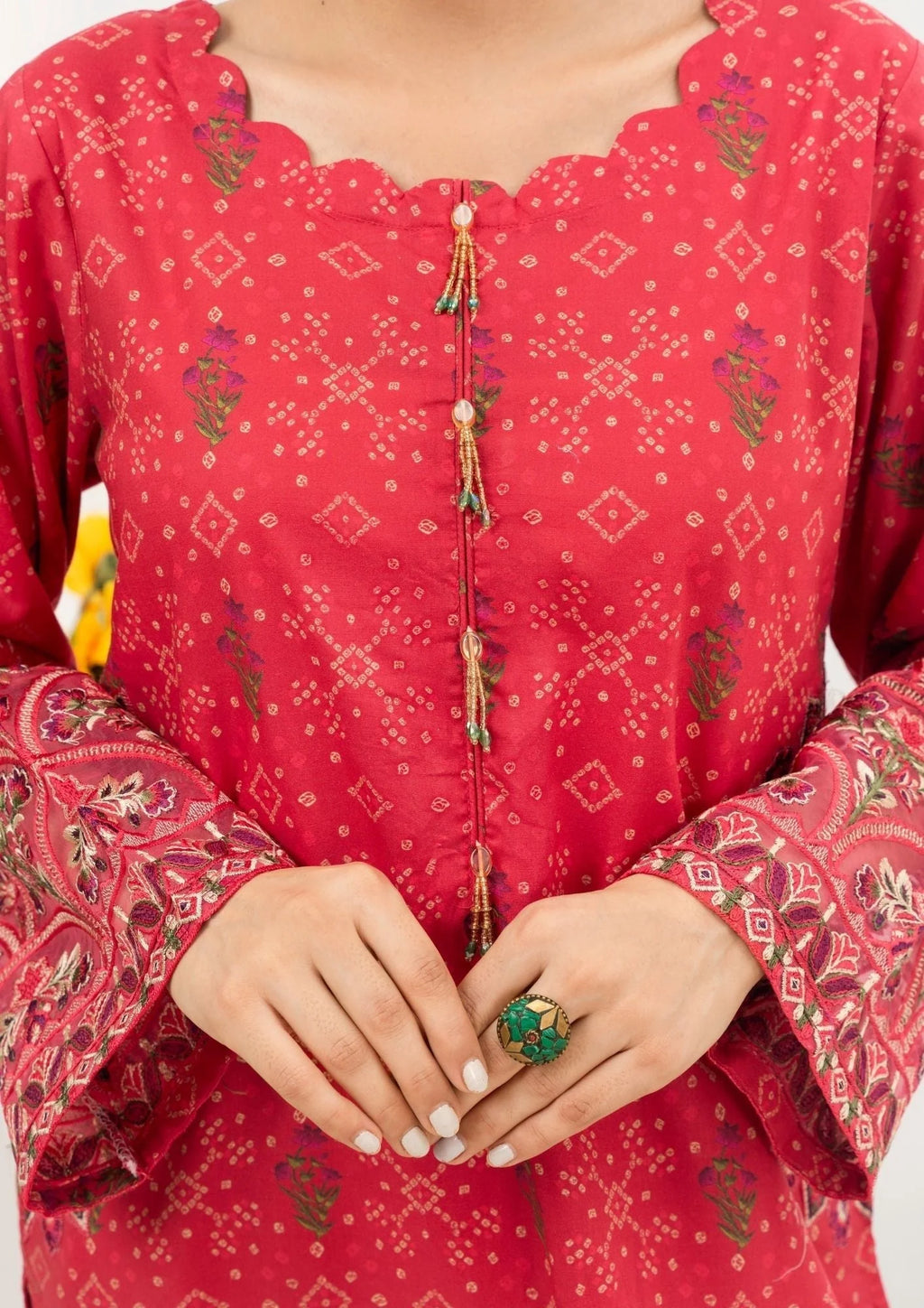 2Pc Printed Lawn with Embroidery GULZAAR-S25-0004