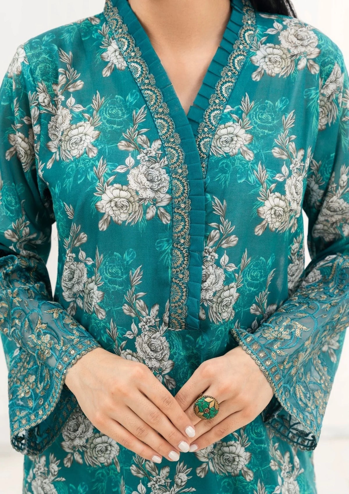 2Pc Printed Lawn with Embroidery GULZAAR-S25-0006