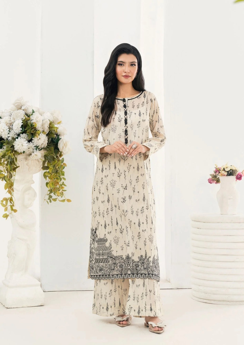2Pc Printed Lawn with Embroidery GULZAAR-S25-0001