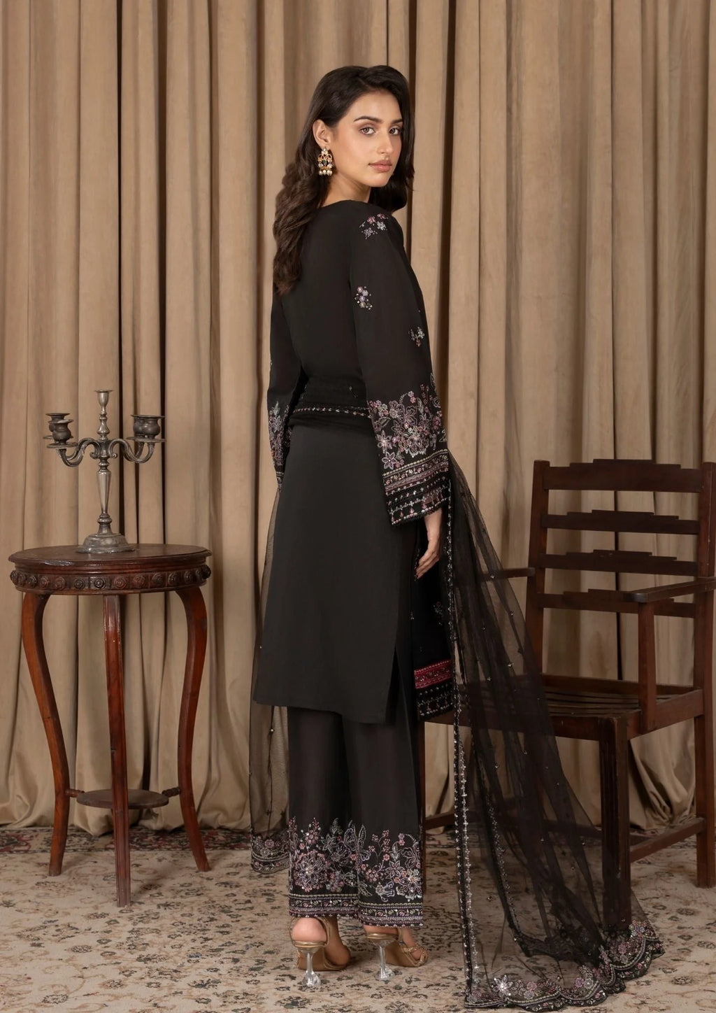 3Pc Embroidered Lawn ZAUQ-S25-0012
