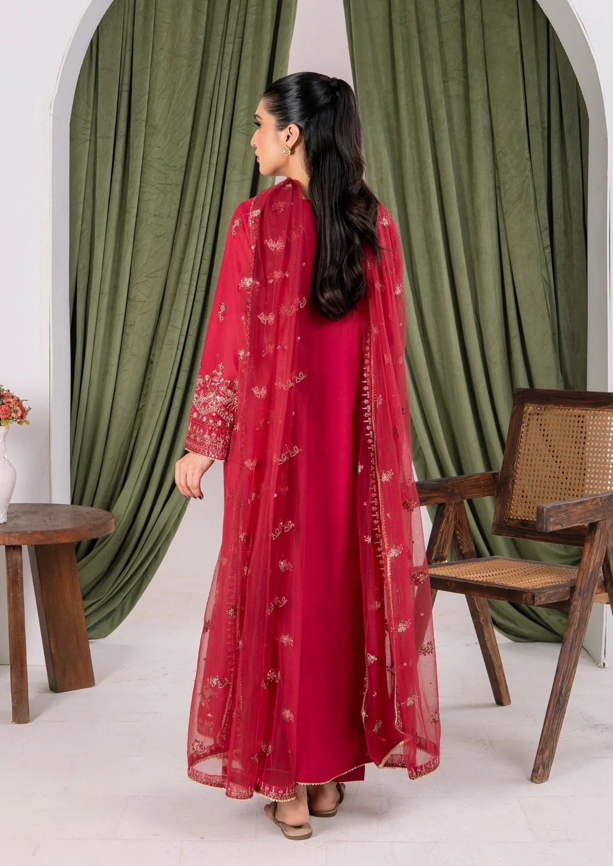 3Pc Embroidered Lawn ZAUQ-S25-0005