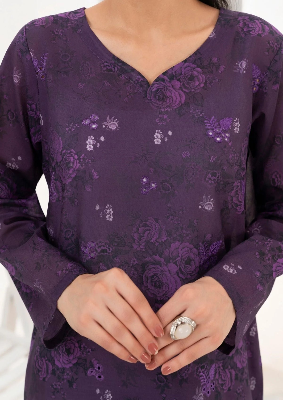 2Pc Printed Lawn with Embroidery GULZAAR-S25-0017