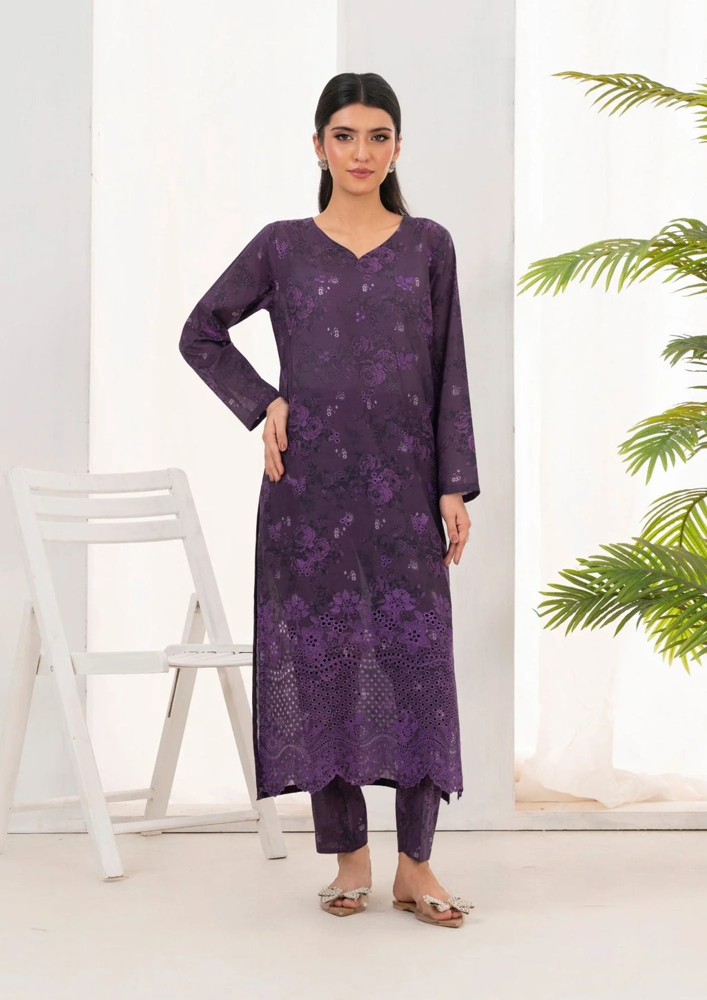 2Pc Printed Lawn with Embroidery GULZAAR-S25-0017