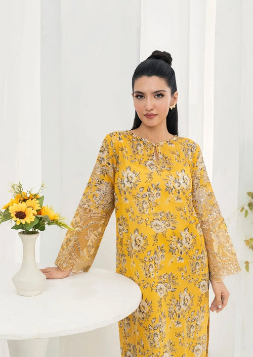 2Pc Printed Lawn with Embroidery GULZAAR-S25-0008