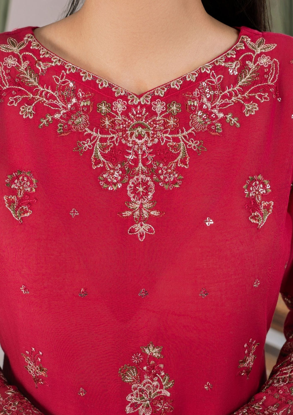 3Pc Embroidered Lawn ZAUQ-S25-0005