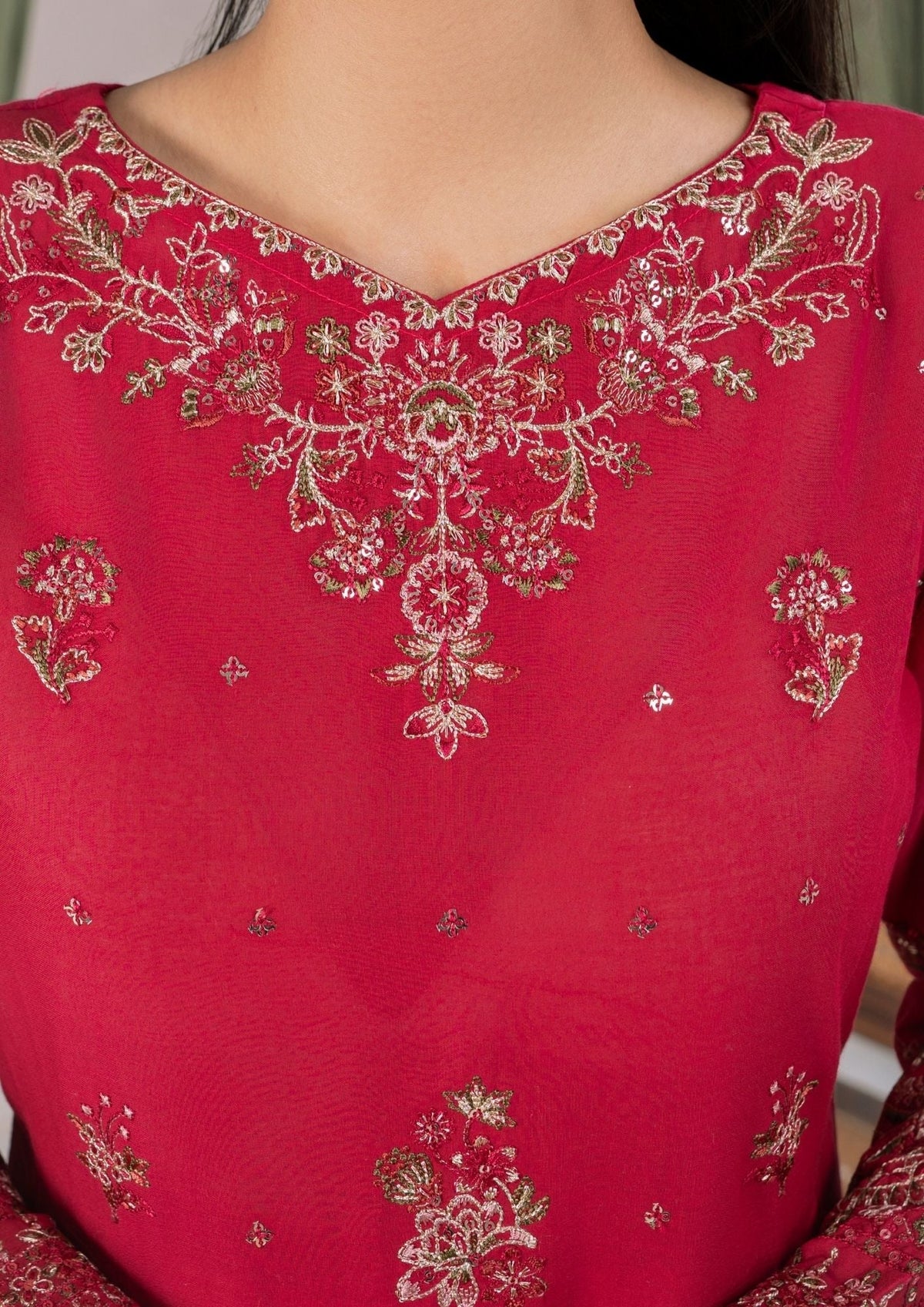 3Pc Embroidered Lawn ZAUQ-S25-0005