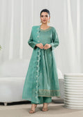 3Pc Embroidered Raw Silk ZAUQ-S25-0201