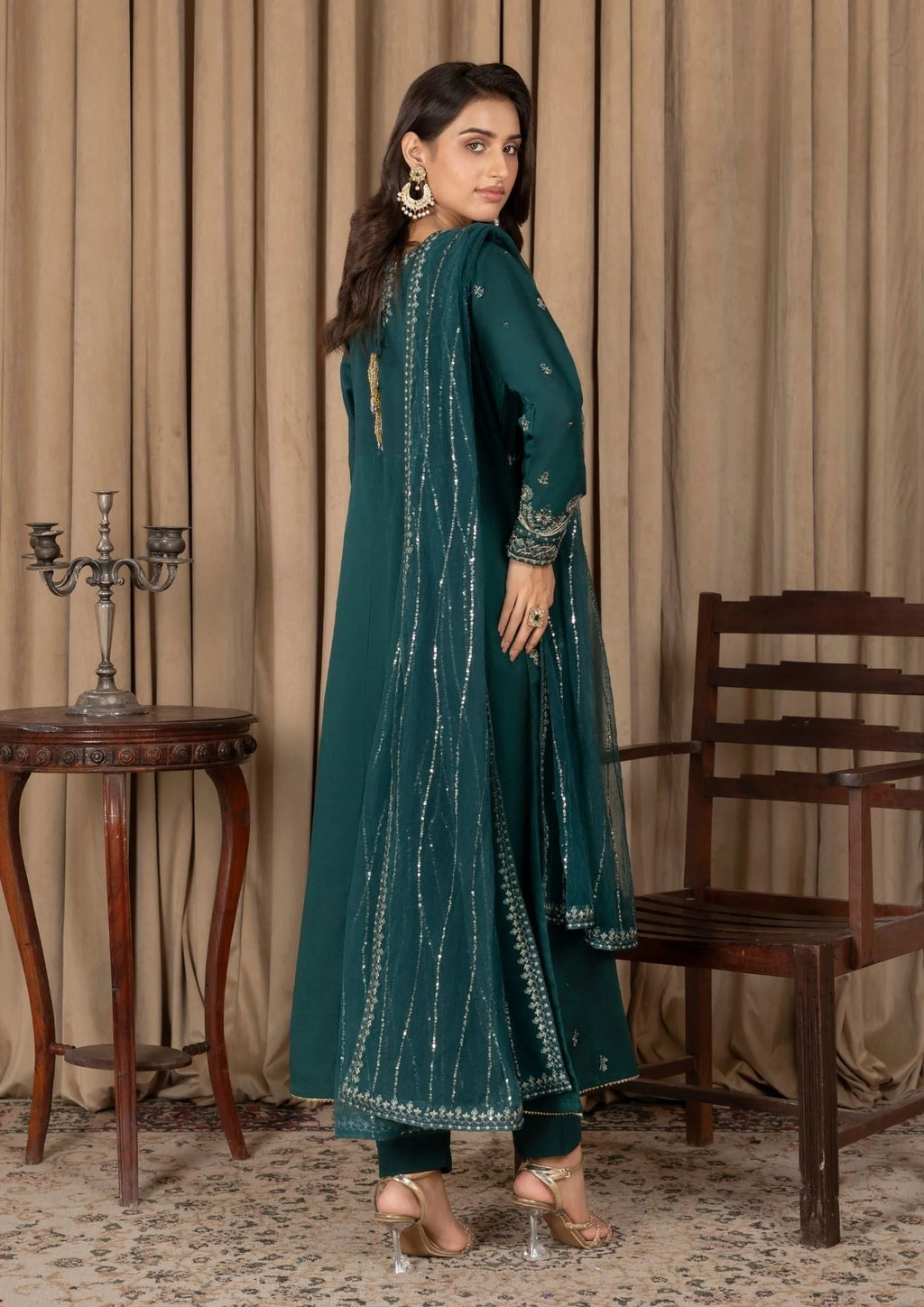 3Pc Embroidered Lawn ZAUQ-S25-0024
