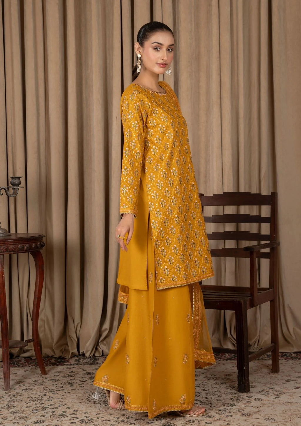 3Pc Embroidered Lawn ZAUQ-S25-0011