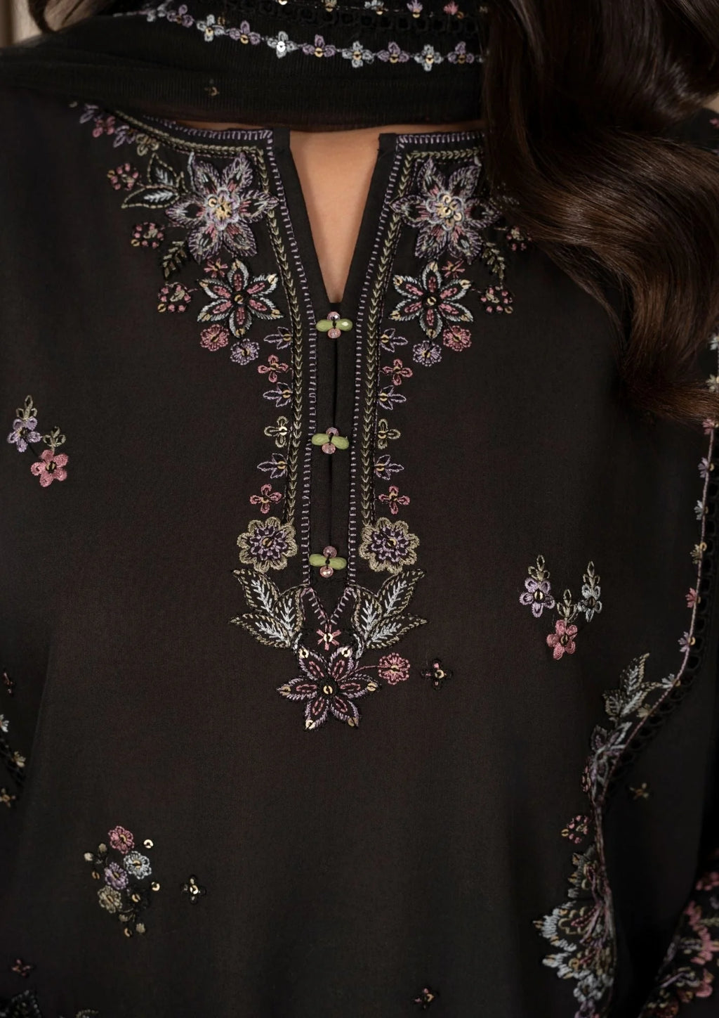 3Pc Embroidered Lawn ZAUQ-S25-0012