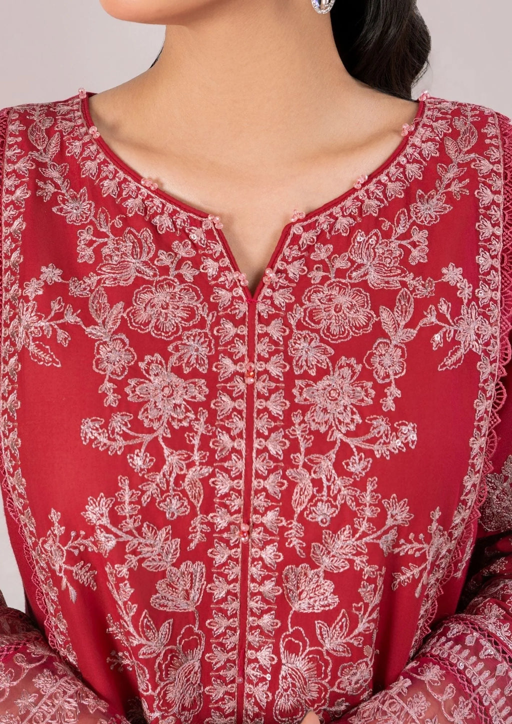 3Pc Embroidered Lawn ZAUQ-S25-0002