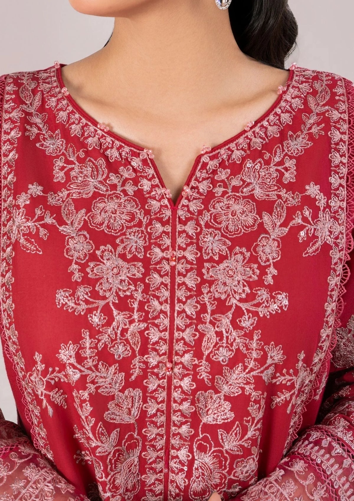 3Pc Embroidered Lawn ZAUQ-S25-0002