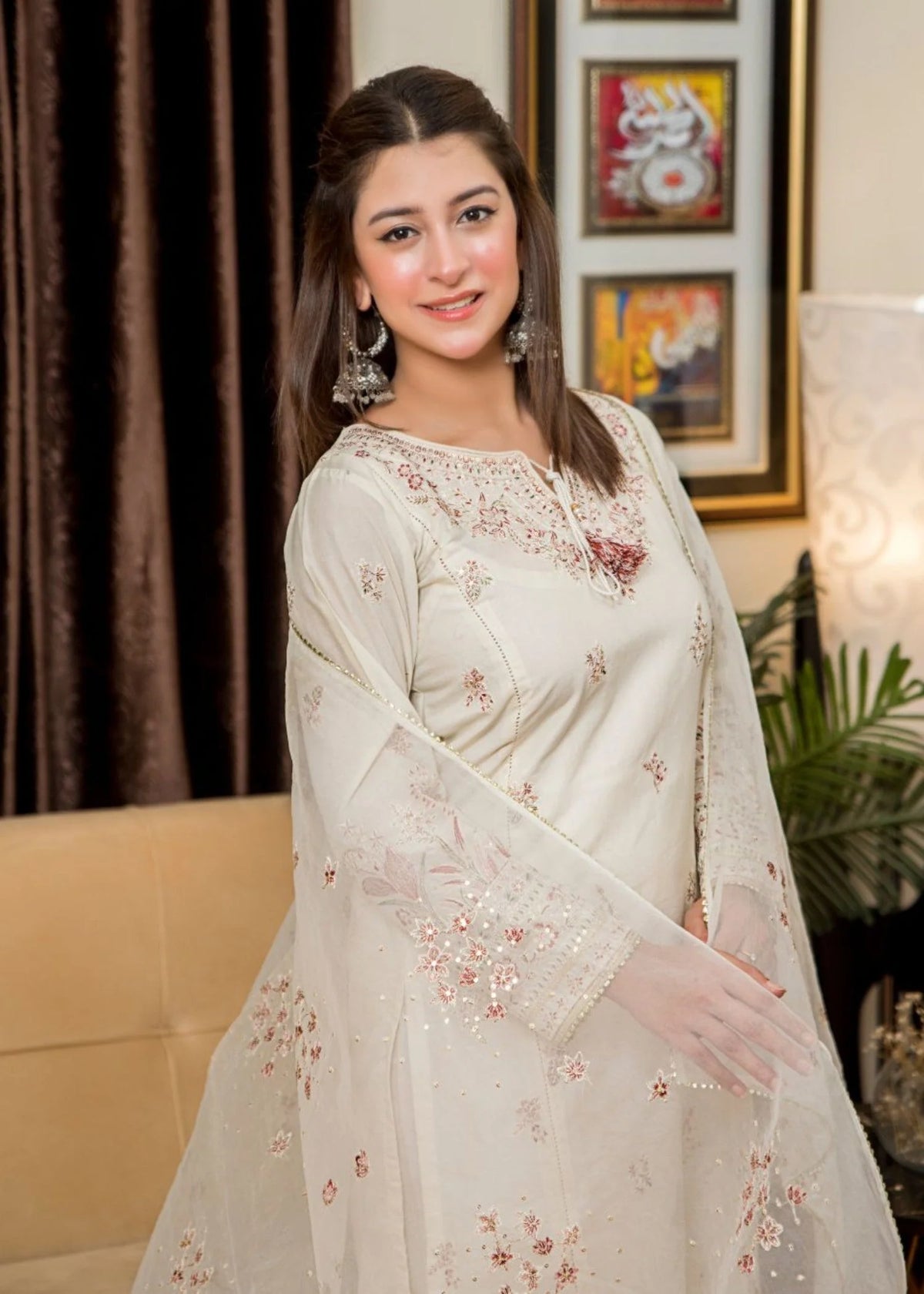 3Pc Embroidered Lawn ZAUQ-S25-0018