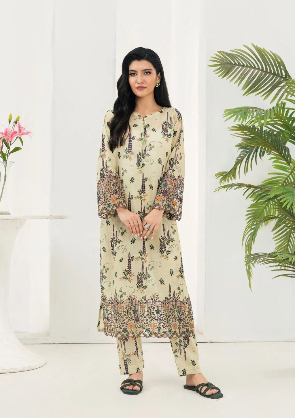 2Pc Printed Lawn with Embroidery GULZAAR-S25-0009