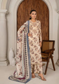 3Pc Printed Lawn with Embroidery RANAAI-S25-0011