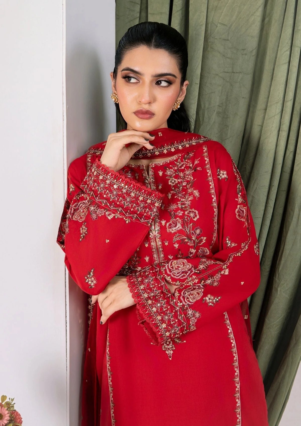 3Pc Embroidered Lawn ZAUQ-S25-0013