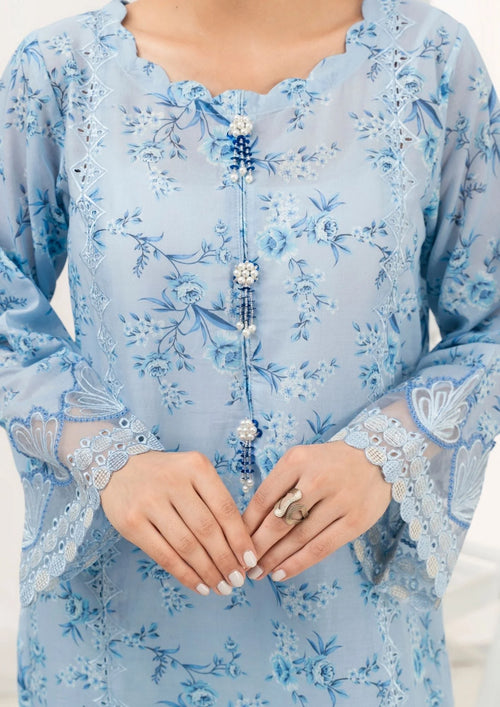 2Pc Printed Lawn with Embroidery GULZAAR-S25-0012