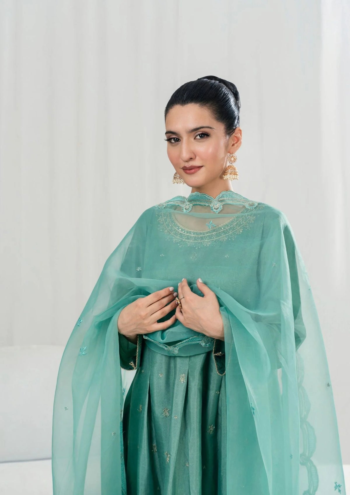 3Pc Embroidered Raw Silk ZAUQ-S25-0201