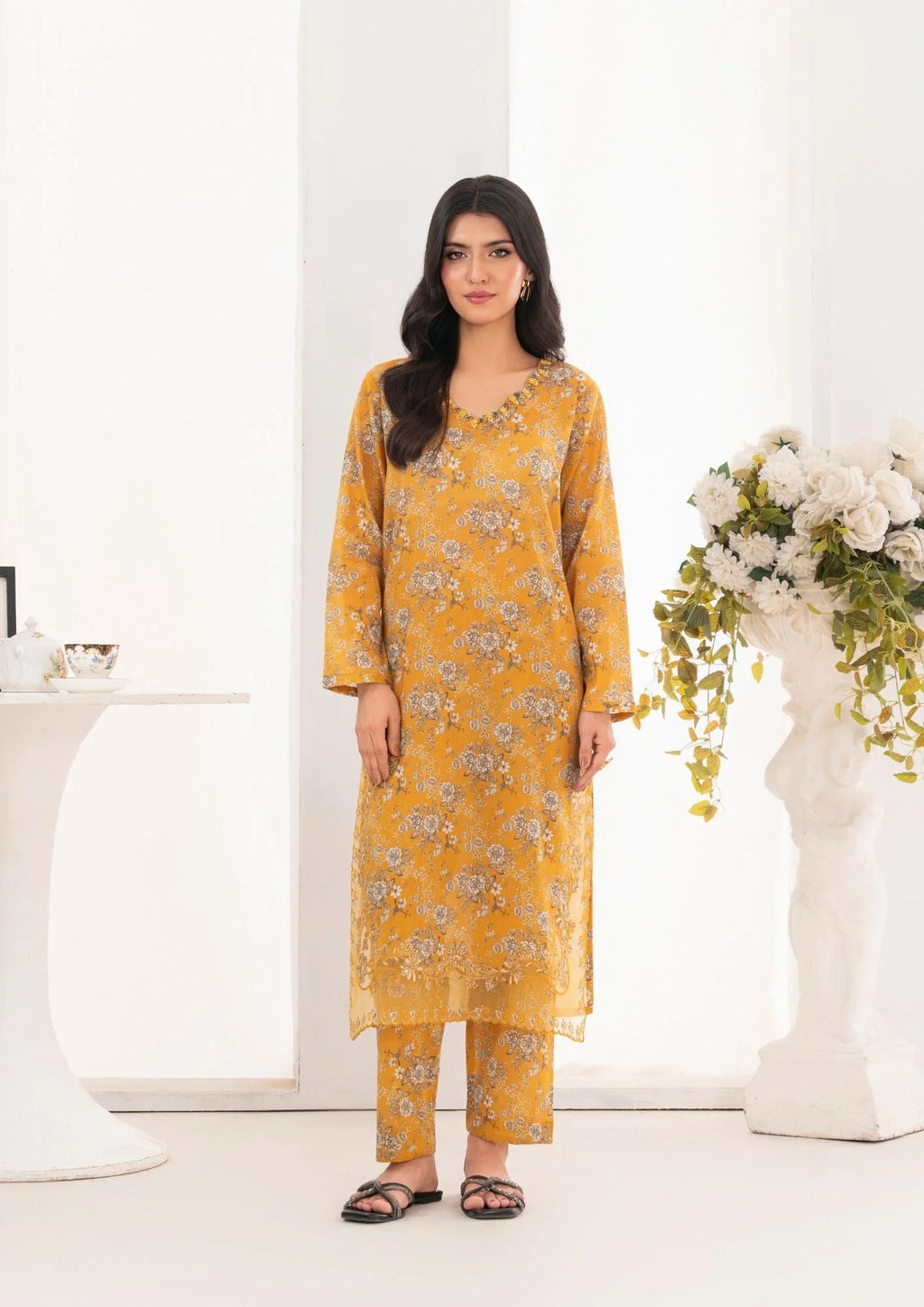 2Pc Printed Lawn with Embroidery GULZAAR-S25-0014
