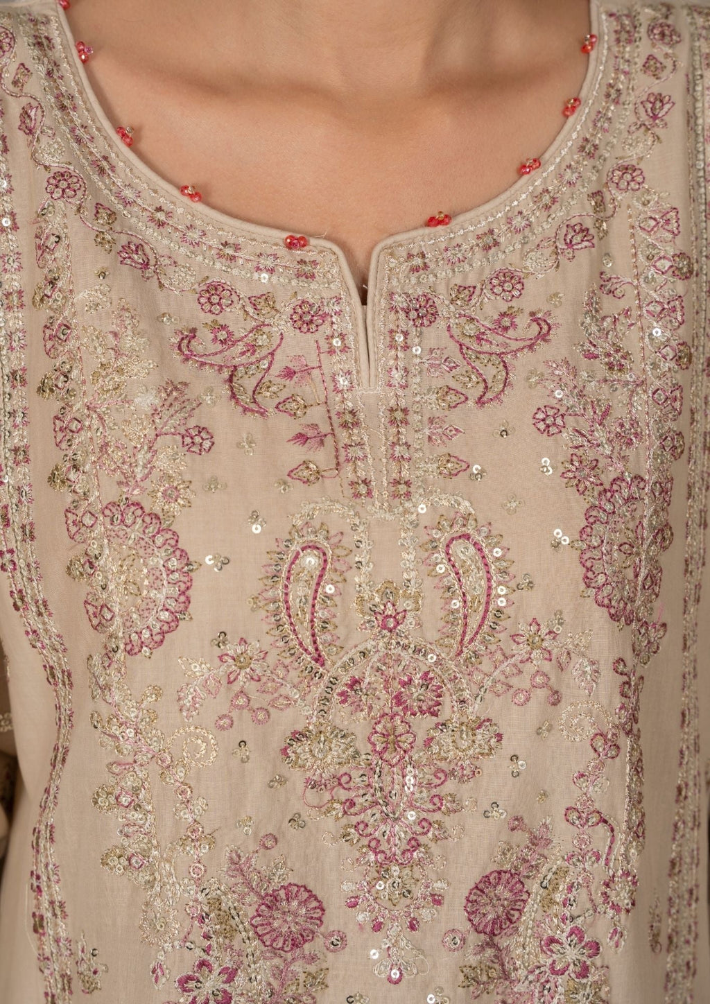 3Pc Embroidered Lawn ZAUQ-S25-0001