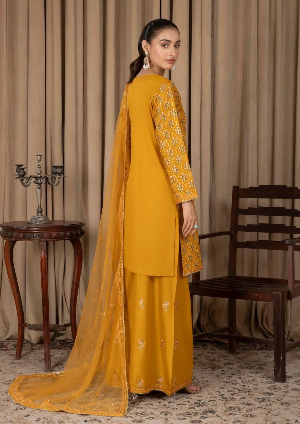 3Pc Embroidered Lawn ZAUQ-S25-0011