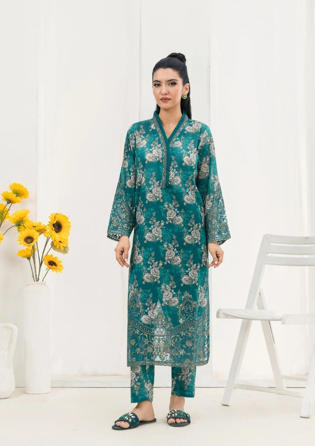 2Pc Printed Lawn with Embroidery GULZAAR-S25-0006