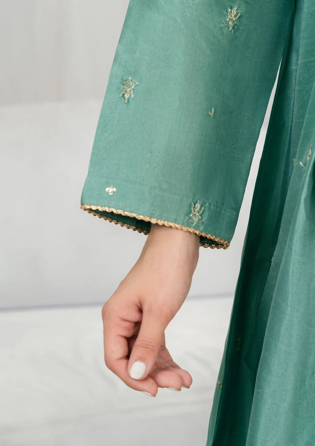 3Pc Embroidered Raw Silk ZAUQ-S25-0201
