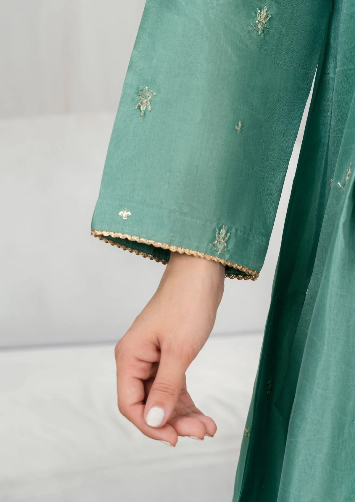 3Pc Embroidered Raw Silk ZAUQ-S25-0201