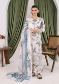 3Pc Printed Lawn with Embroidery RANAAI-S25-0001