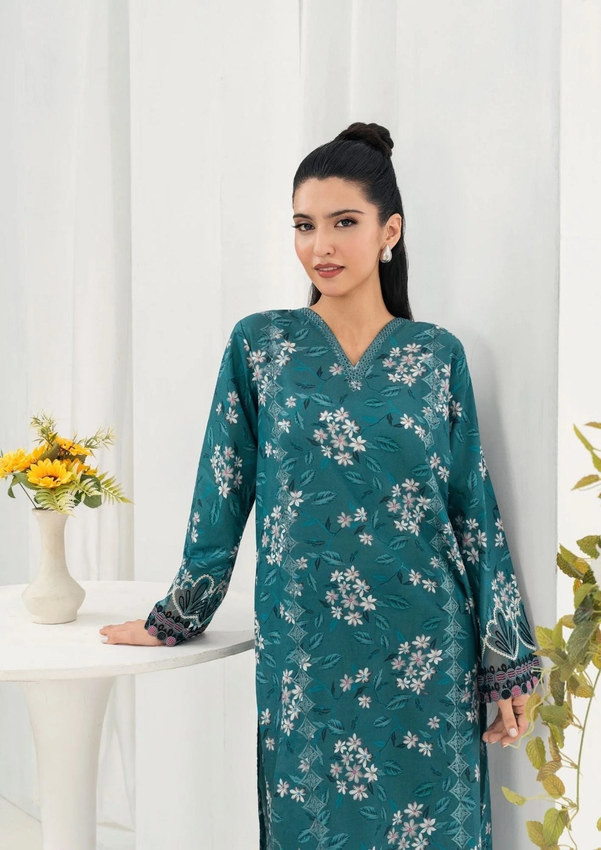 2Pc Printed Lawn with Embroidery GULZAAR-S25-0007