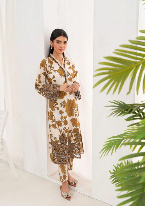2Pc Printed Lawn with Embroidery GULZAAR-S25-0018