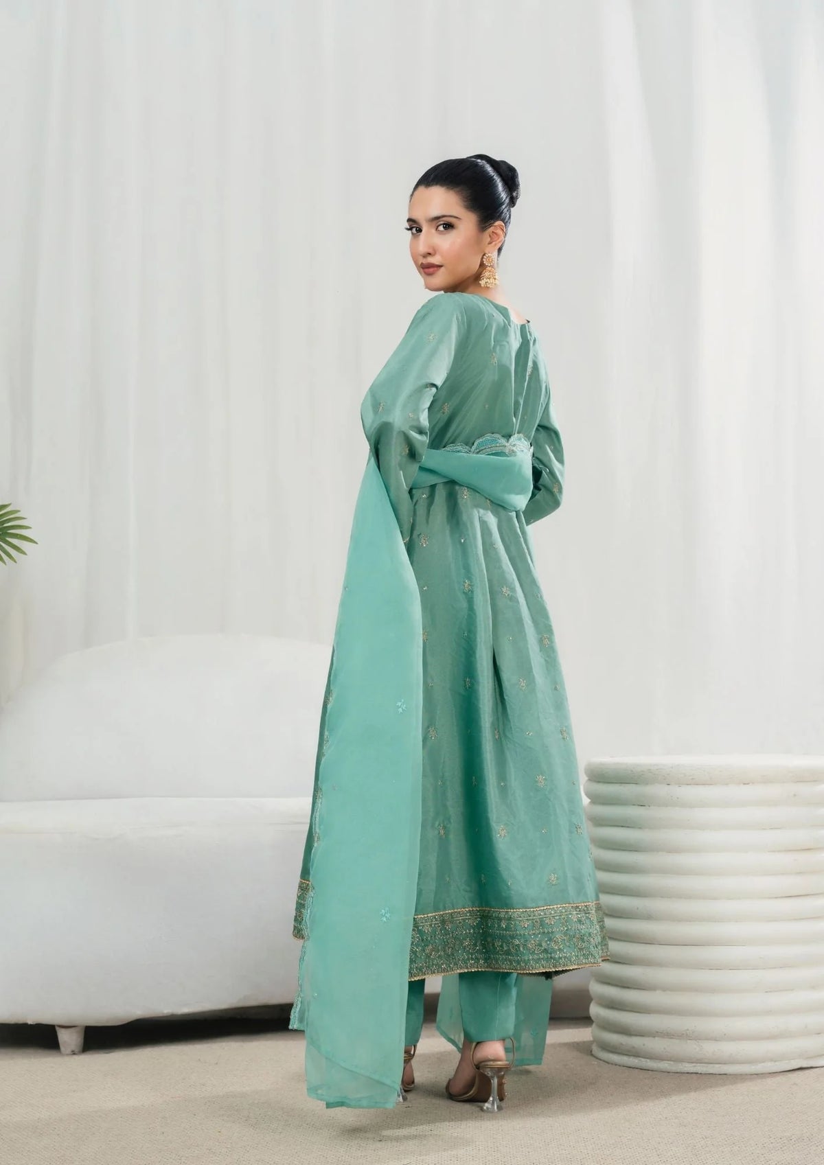 3Pc Embroidered Raw Silk ZAUQ-S25-0201