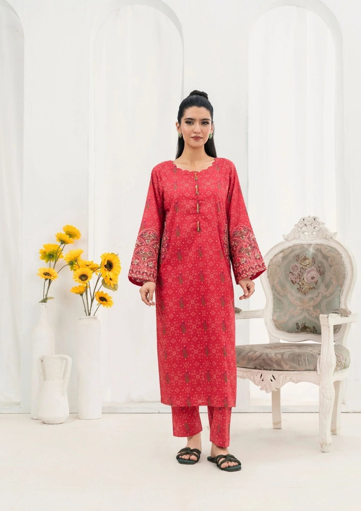 2Pc Printed Lawn with Embroidery GULZAAR-S25-0004