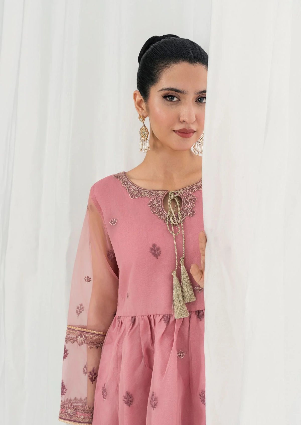 3Pc Embroidered Organza ZAUQ-S25-0202