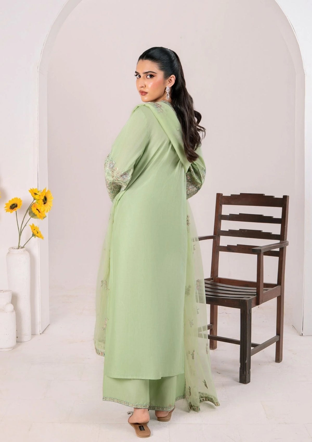 3Pc Embroidered Lawn ZAUQ-S25-0007