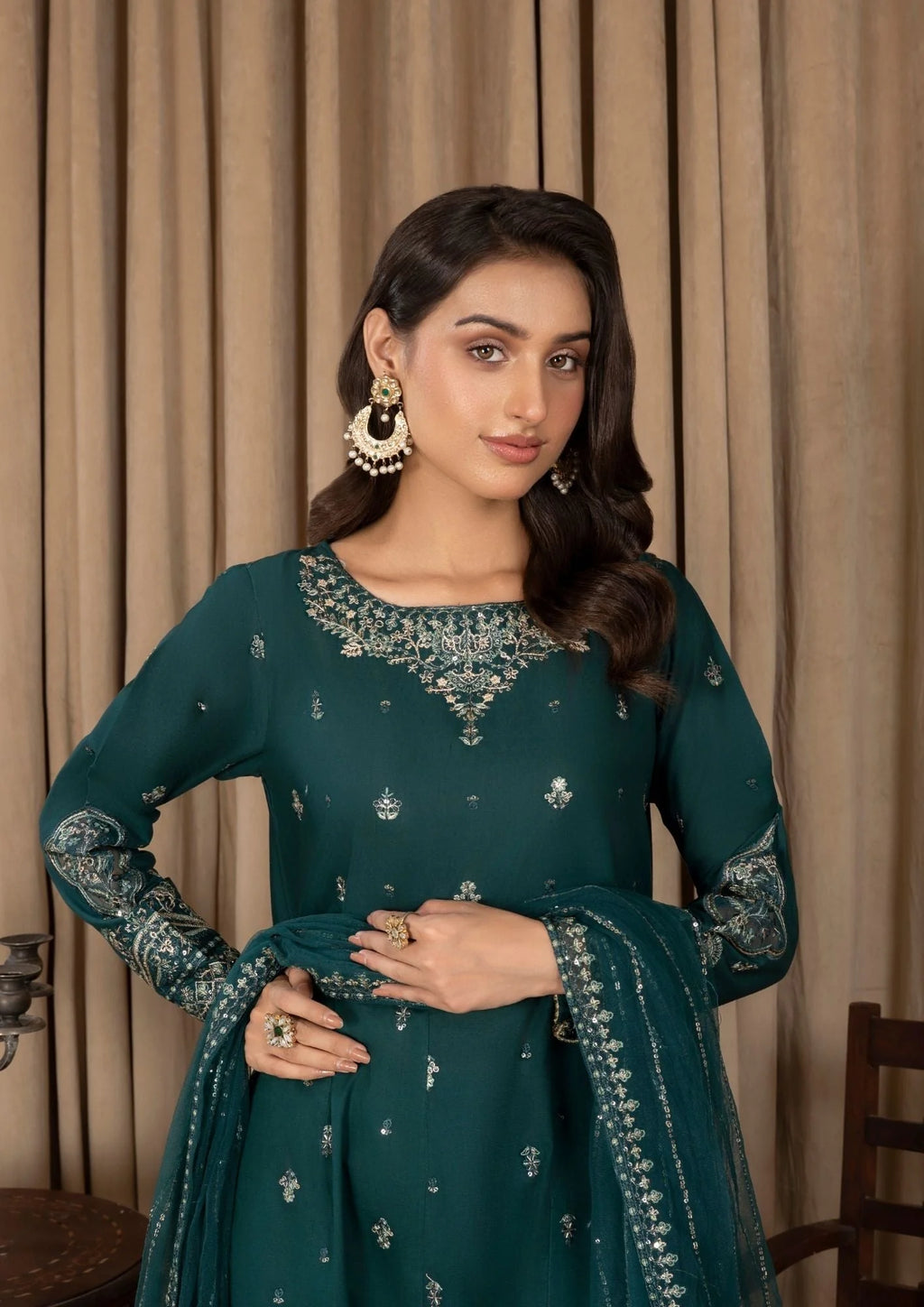 3Pc Embroidered Lawn ZAUQ-S25-0024