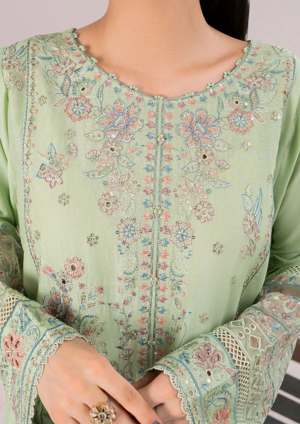 3Pc Embroidered Lawn ZAUQ-S25-0007
