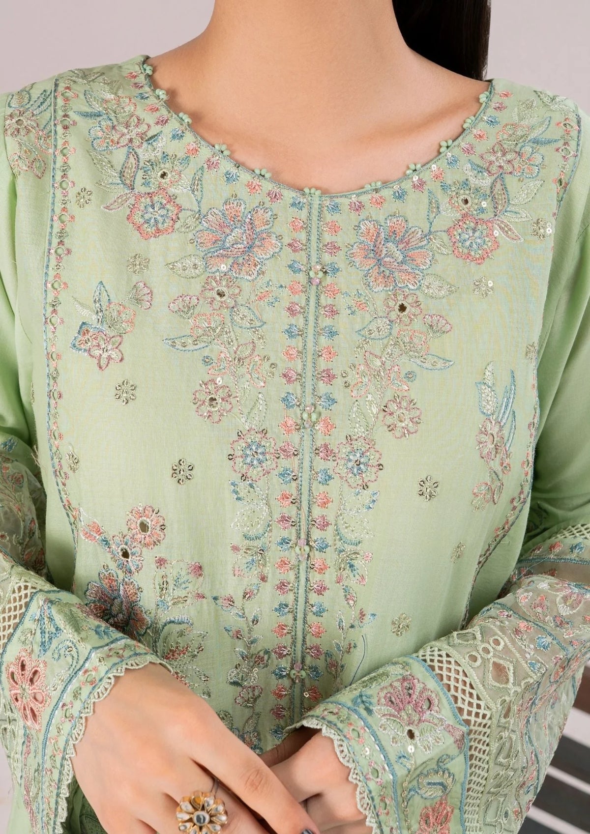 3Pc Embroidered Lawn ZAUQ-S25-0007