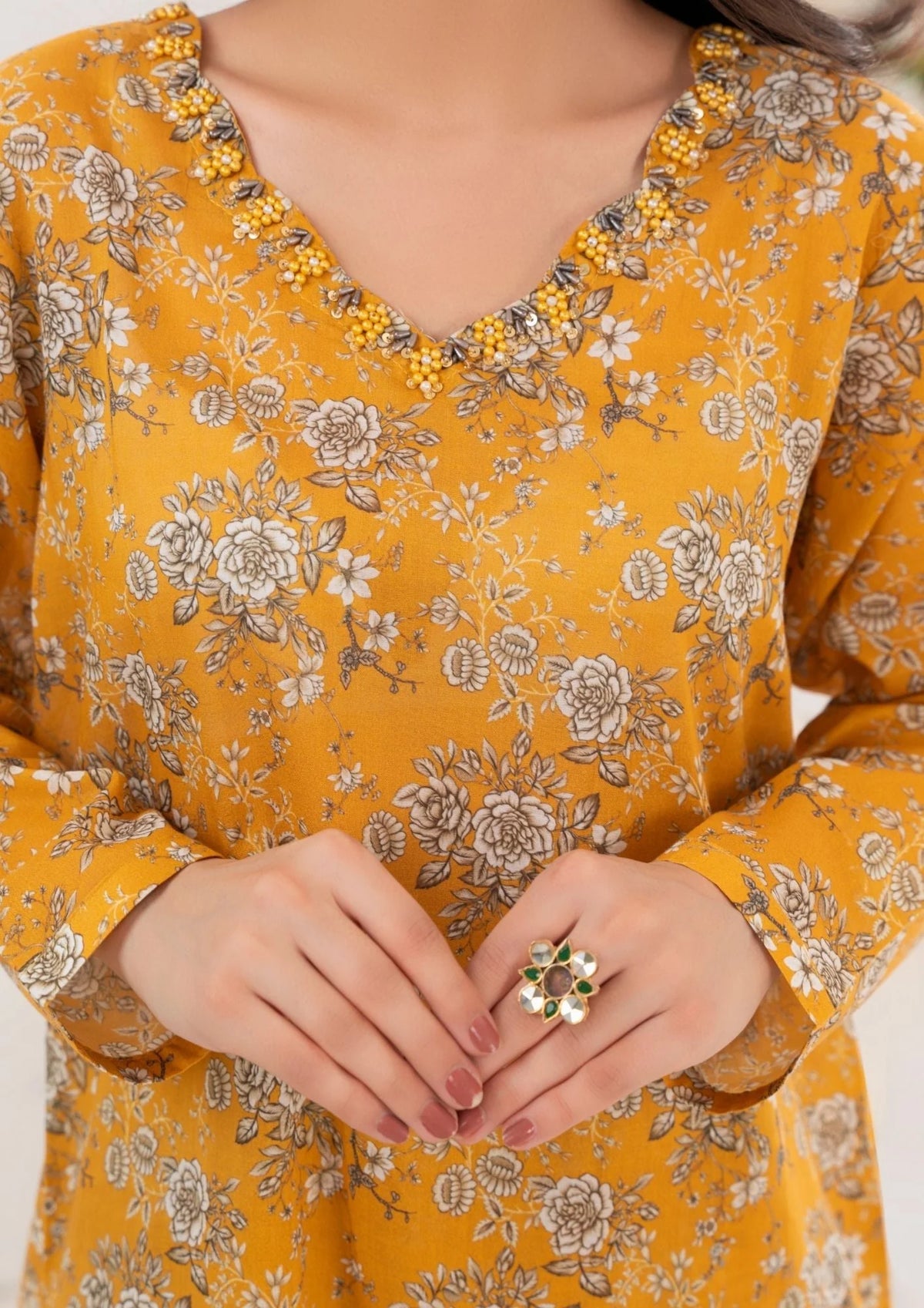 2Pc Printed Lawn with Embroidery GULZAAR-S25-0014